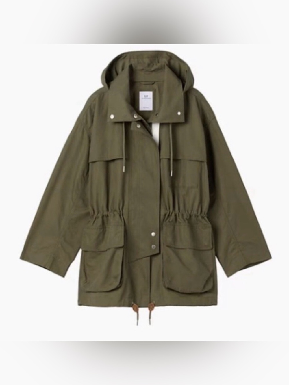 GAP x Victoria Beckham Parka  Olive Hooded Jacket - Women's / NWT/ SMall/Med